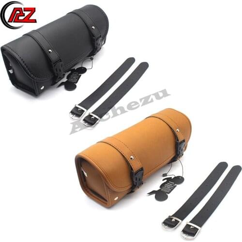 Motorcycle Chopper Cruiser Bobber Softail Side Bag Tool Bags Saddlebags Phone Suitcase for Harley Honda BMW