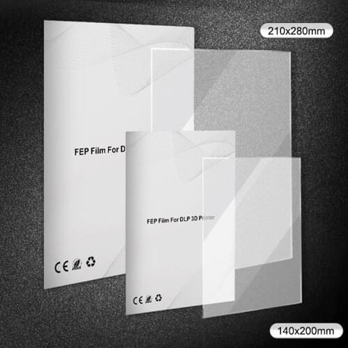 New 3/5 PCS Transparent FEP Release Film Ultra-Transparent Printer Release Film for 3D Printers Thickness 0.1mm Insulation
