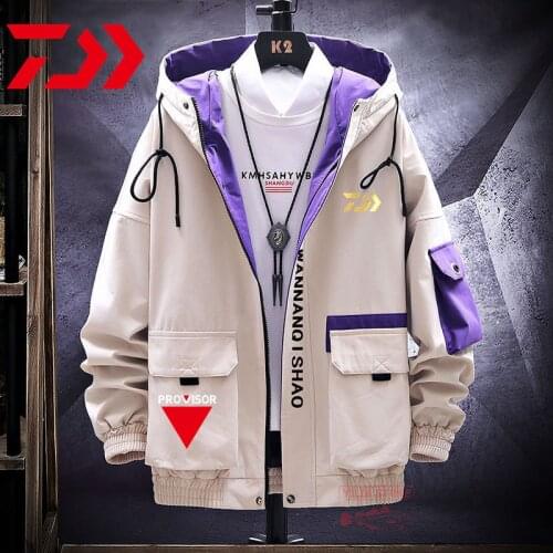 Daiwa Fishing Clothing Spring Autumn Jacket Fishing Clothes Outdoor Camping Hiking Sport Sun Protection Breathable Thin Jacket