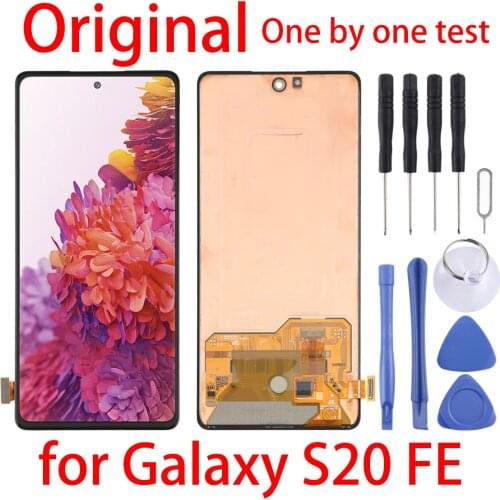 Original For Galaxy S20 LCD Screen and Digitizer Full Assembly for Samsung Galaxy S20 FE