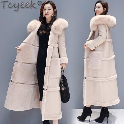 Faux Winter Fur Coat Women Clothes Korean Faux Sheep Shearing Fur Jacket Ladies Long Thick Warm Outerwear TF99224466