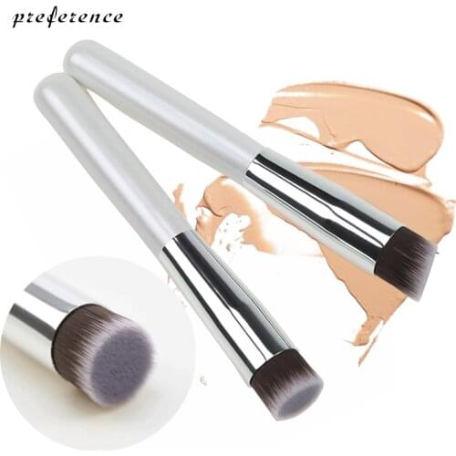 Flat Top Foundation Brushes Powder Concealer Foundation Repair Contour Oblique Head Brush Face Cosmetic Makeup Brush Tools