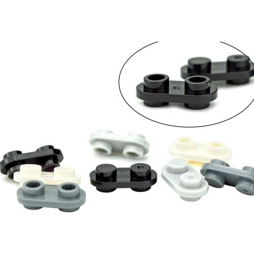 Knobs both sides 1x2 DIY Educational Building blocks Bricks MOC Part Compatible With all brands Assembles Particles toy for Kids