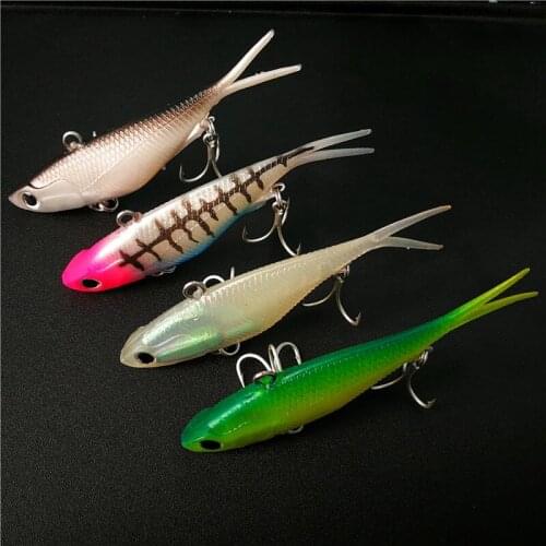 1pc 95mm/20g TPR Heavy size game fishing lure jig head soft boby lure jigging lure boat fishing lure