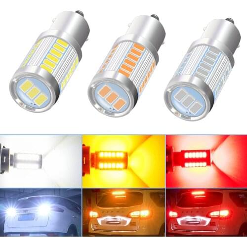 2x 1156 BA15S 1200LM Canbus P21W LED Bulb For Skoda Superb Octavia 2 FL 2010 2011 2012 2013 LED Daytime Running Light DRL Lamp