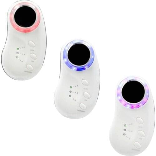 3 in 1 Mini Ultrasonic Facial Massager Photon Therapy Skin Rejuvenation Skin Care Machine Home Use Facial Massager