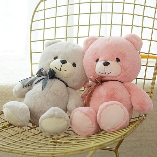 30/50cm Kawaii Soft stuffed Teddy Bears plush Toys Animals For Girls Stuffed Doll Kids Lovers Valentines Day Gifts