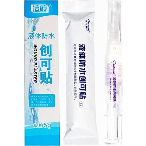 5ml Clear Waterproof Invisible Liquid Bandage For Cut Wounds Healing Gel Patch Medical Disinfecting Adhesive Hemostasis Plaste