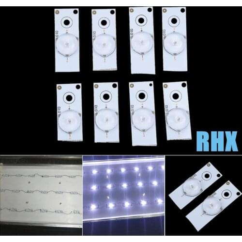 50pcs 3V 6V SMD Lamp Beads with Optical Lens Fliter for LED Strip Bar,Repair TV 100%NEW