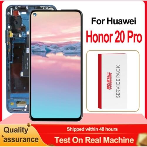 AAA+++ Quality 6.26'' IPS Display For Huawei Honor 20 Pro LCD Touch Screen Digitizer Assembly For YAL-AL10 YAL-L41 Replacement