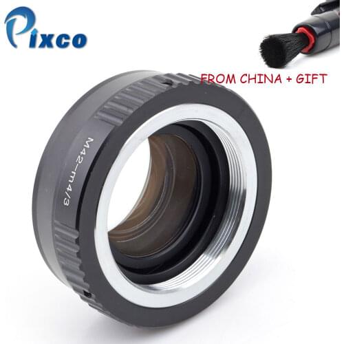ADPLO M42-M/43 Focal Reducer Speed Booster, Suit for M42 Lens to Suit For Micro Four Thirds 4/3 Camera For Panasonic LUMIX GX9