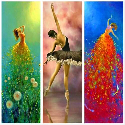 Round full diamond 5D diamond painting character art landscape mosaic modern decorative painting