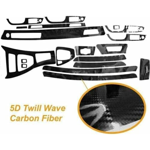 Car Sticker for BMW 3 Series E90 E92 E93 2005-2012 Left/right dashboard console car Decorative stickers 5D carbon fiber