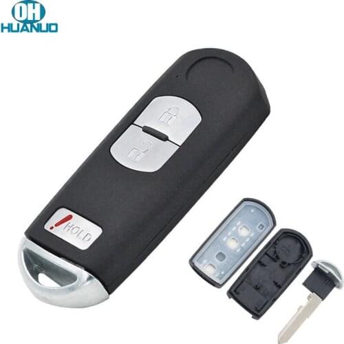 3 Buttons Replacement Shell 2+1 Buttons Remote Key Case Fob For Mazda M3 5 6 CX-7 CX-9