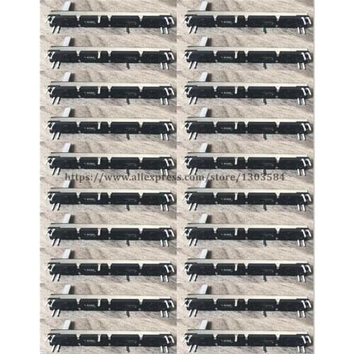 20pcs 75mm Suitable Majestic Fader 7.5 cm double sliding straight dual channel fader potentiometer A10K A10KX2 15MMC