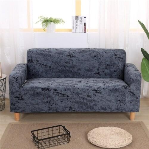 Floral Printing Stretch Elastic Sofa Cover Cotton Sofa Towel Slip-resistant Sofa Covers for Living Room