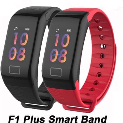 F1 Plus color LCD screen fitness tracker sleep tracker heart rate monitor smart bracelet for IOS Android phone