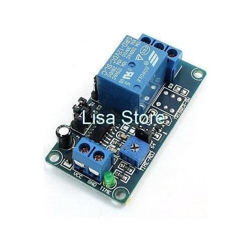 Guaranteed Quality DC12V Time Relay For Wholesales 55 x 28 x 18mm Single Channel Time Delay Relay Module Control Board