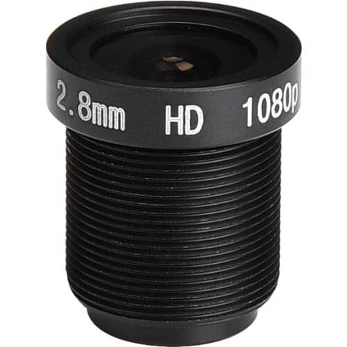 Hamrolte CCTV Lens 1/2.5" M12 MTV Mount HD 1080P 2.8MM 110 Degree Wide Angle IR HD Security Camera Lens