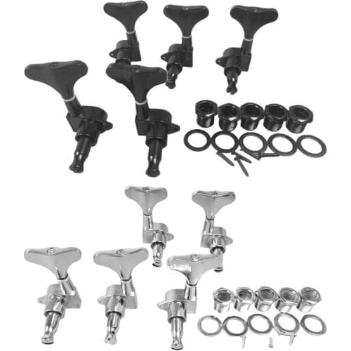 1Set 2L3R Sealed Bass Tuners Tuning Keys Pegs 5 String Bass Machine Heads for Musical Instrument Accessories