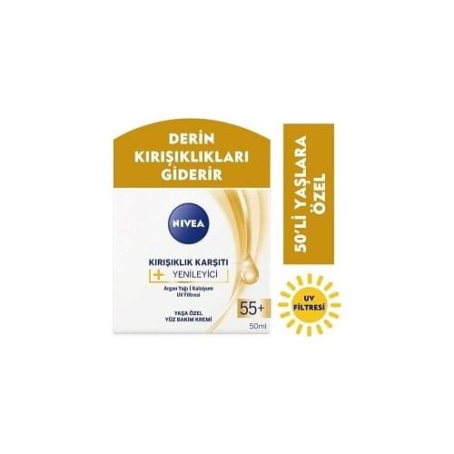Nivea Nıvea Vısage Age 55 + 50ml Wrinkle cream + regenerator