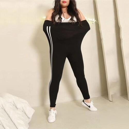 Big Elastic Plus Size Spring Autumn Thin Modal Leggings Womens 2020 Outer Wear High-Waisted Tight-Fitting Trousers Female Q354