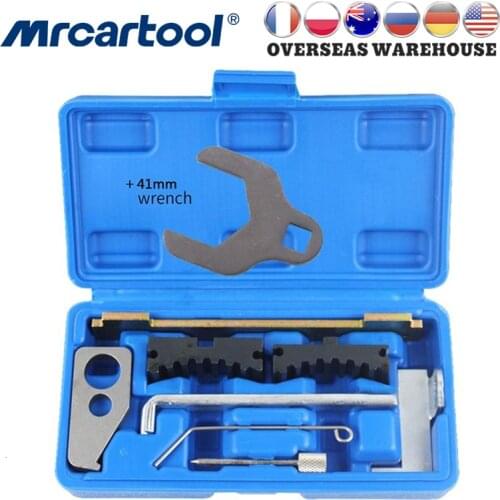 MR CARTOOL 9pcs Engine Camshaft Tensioning Locking Alignment Timing Tool Kit For Chevrolet Alfa Romeo 16V 1.6 1.8 Repair Tool