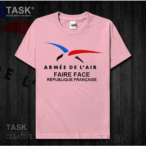 Air Force France French Republic FRA FR new Tops t shirt clothes Short sleeve country Fashion summer Army Tactical Military 01
