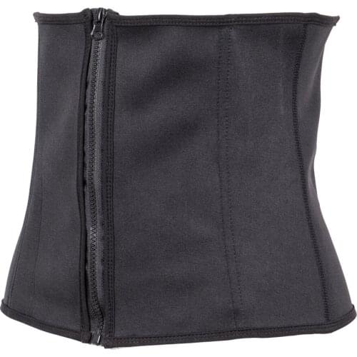 New Brand Women Waist Trainer Latex Belt Zipper Body Shaper Zip Corset Girdle Slim Belt Shapers