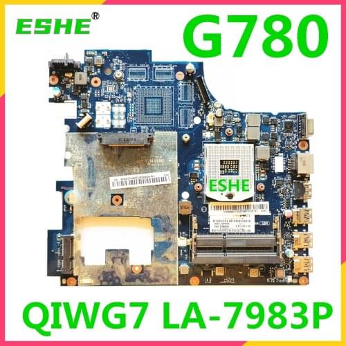 QIWG7 LA-7983P motherboard For Lenovo G780 laptop motherboard HM76 PGA989 DDR3 100% Fully Tested&High quality