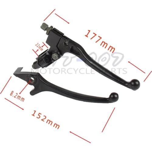 Folding Clutch and brake lever for 110 125 140 150 CC dirt bike & dirt pit bike AND ATV spare part motocross Free Shipping