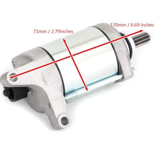 Artudatech Starter Motor for Honda VFR800 Interceptor 2014-2018 CBR600RR 08-19 CB600F 2007-2013 31200-MFG-D01 Motorcycle