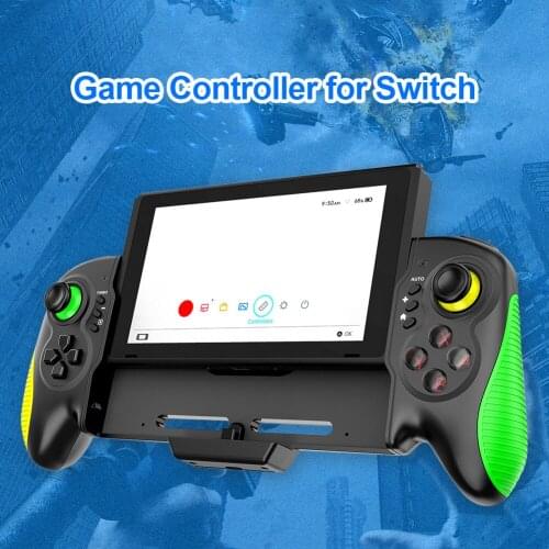 STK-7037 For Nintendo Switch Game Controller Gamepad with Crystal Action Buttons 6-Axis Gyro Turbo Dual Motor Vibration Function