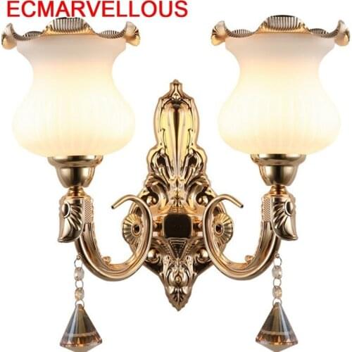 Lighting Aplik Lamba Sconce Light Wandlampen Lampara De Crystal Applique Murale Aplique Luz Pared Luminaire Wandlamp Wall Lamp