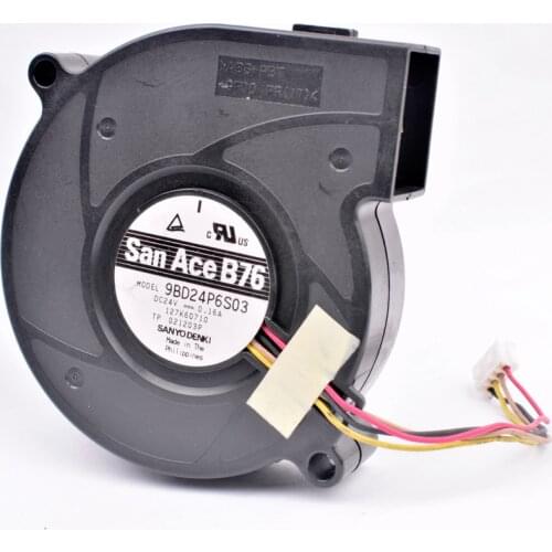 9BD24P6S03 7cm 7620 70 * 76 * 20mm DC24V 0.16A 4 wires pwm blower cooling fan for inverter
