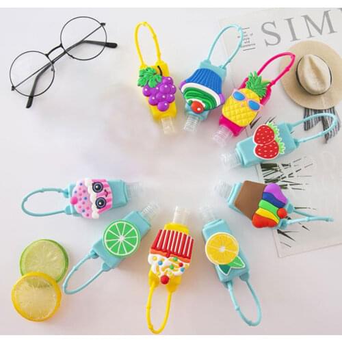 1pcs Travel Portable Safe Gel Holder Silicone Mini Hand Sanitizer Disposable No Clean Soap Dispenser Hand Gel Holder for Kids