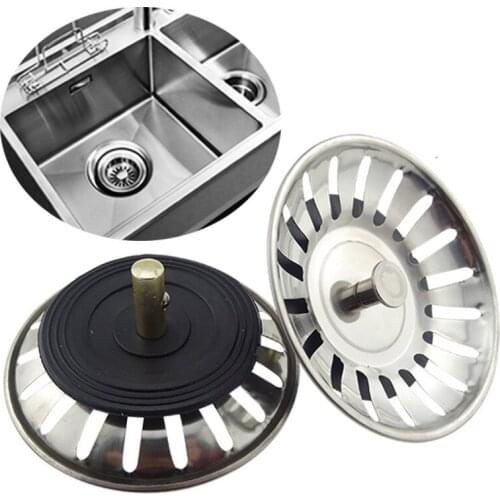 Stainless Steel Waste Plug Sink Filter Hair Catcher Drains Kitchen Sink Strainer Stopper Bathroom Kitchen Tools 10/5/3/1pcs