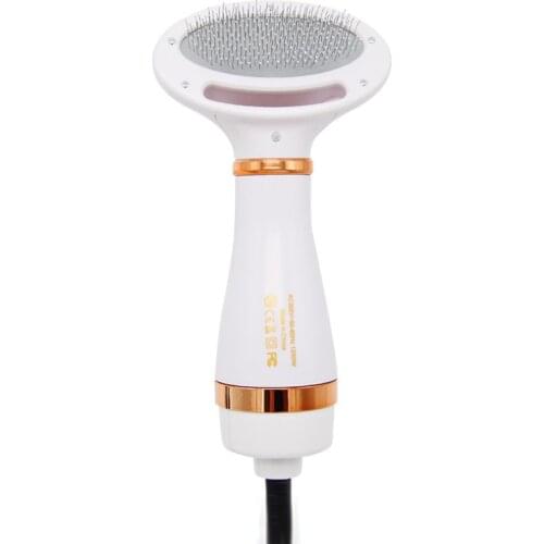 2-in-1 Pet Dryer Combing Brush Dog Grooming Hair Dryer Low Noise Constant Temperature Cat Hair Dryer Prevent Skin Diseases