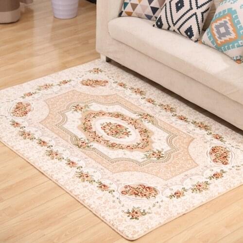 130cm*190cm 2016 New Brand European Rustic Room Mats,Elegant Mediterranean Roses Bedroom Carpet,Modern Luxury Large Rugs