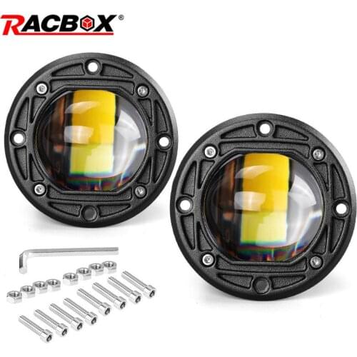 3 inch Car LED Work Light Flush Mount LED Driving Lamp 6000K White 3500K Yellow Fog Light For Motorcycle ATV Offroad Truck