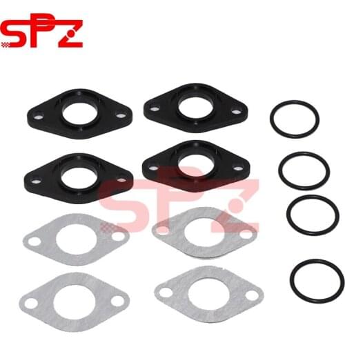 4 pcs Isolater Carburetor Gasket O Ring Spacer Fits for 50cc 70cc 90cc 110cc 125cc ATV Dirt Bike Scooter