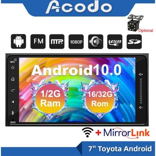 7 inch Android 2Din Car Radio Multimedia MP5 Video Player GPS WIFI Navigation Stereo Receiver for Toyota Corolla Mirror Link