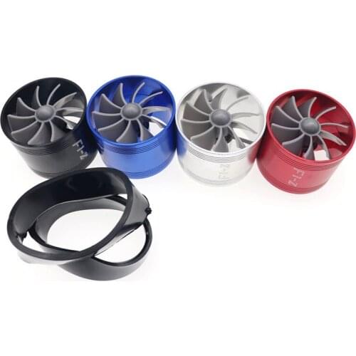 Car Accessories Car Air Filter Intake Fan Fuel Gas Saver Supercharger Car Universal For Turbine Charger Turbocharger Conversion