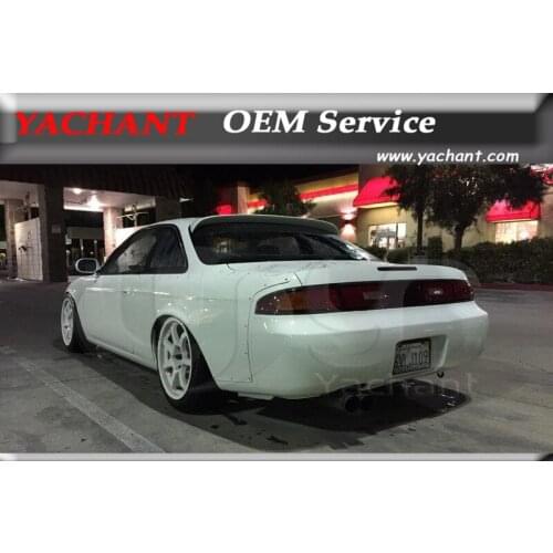 Car-Styling FPR Fiber Glass Rear Fender Kit Fit For 1995-1998 S14 Zenki S14A Kouki +30mm Rear Over Fender Flare