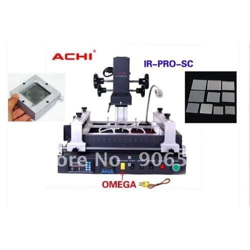 Free shipping West Europe Offical Agent ACHI IR PRO SC V4 updated version Welding BGA Rework Station with reballing kit