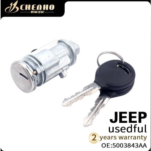 CHENHO BRAND NEW OEM for JEEP DODGE CHRYSLER Ignition Lock Cylinder 5083915AB