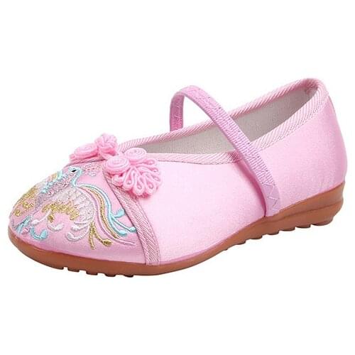 Childrens Shoes Childrens Flats baby girls embroidered shoes beautiful cotton fabric girls shoes dance shoes chaussure fille
