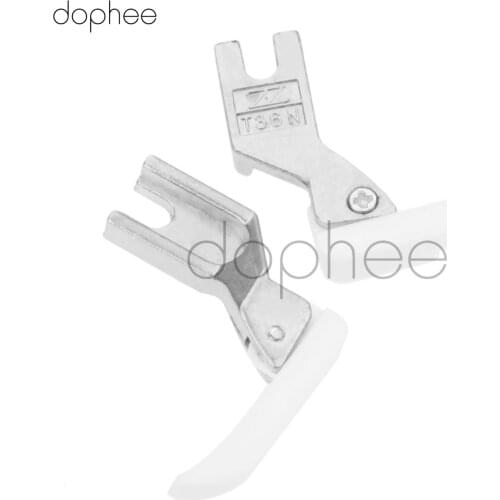 Dophee 2pcs Narrow Zipper Foot Sewing Presser Foot #T36LN/T36N Bottom Presser Foot Sewing Machine Spare Parts