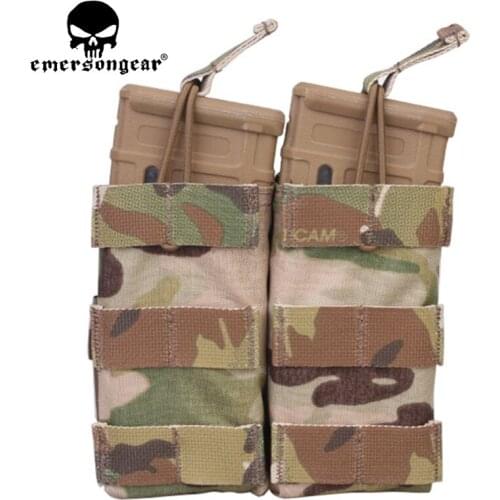 Emerson Modular Open Top Double MAG Pouch For 5.56 military airsoft combat gear Multicam Arid MC MCTP MCBK