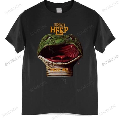 Cotton Tshirt mens summer Tops URIAH HEEP FREE ME INNOCENT VICTIM STYX NAZARETH HARD ROCK Man Brand T-shirt Bigger size
